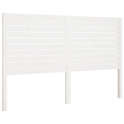 Berkfield Bed Headboard White 166x4x100 cm Solid Wood Pine