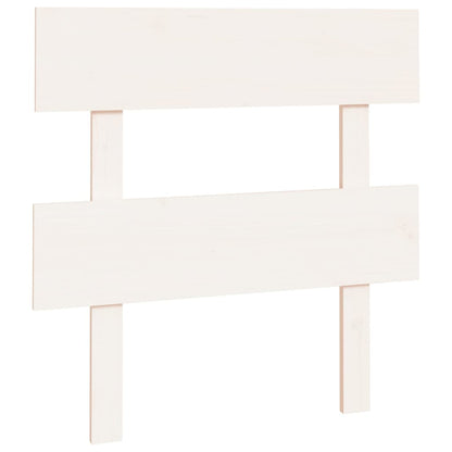 Berkfield Bed Headboard White 78.5x3x81 cm Solid Wood Pine