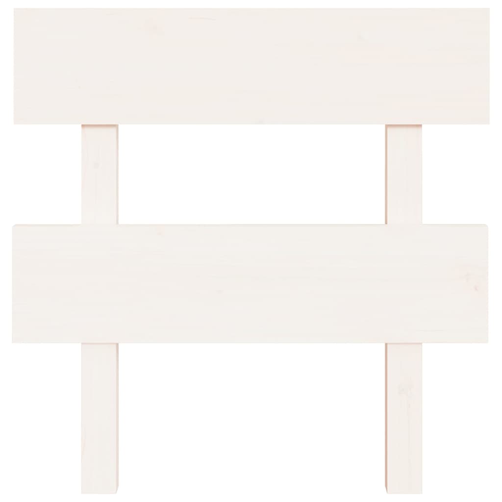 Berkfield Bed Headboard White 78.5x3x81 cm Solid Wood Pine