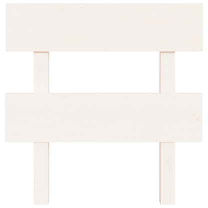 Berkfield Bed Headboard White 78.5x3x81 cm Solid Wood Pine