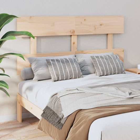 Berkfield Bed Headboard 124x3x81 cm Solid Wood Pine