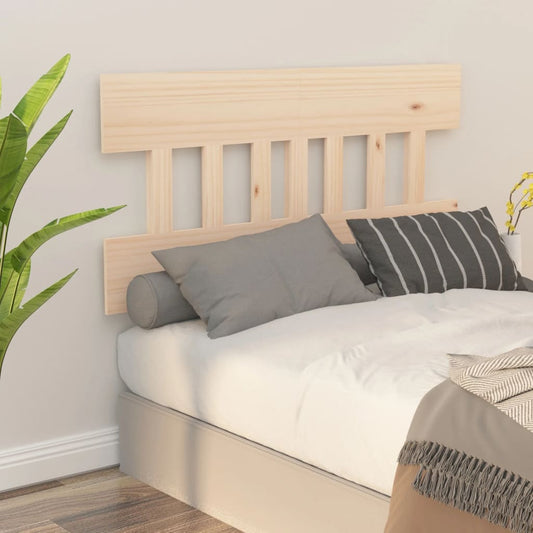 Berkfield Bed Headboard 123.5x3x81 cm Solid Wood Pine