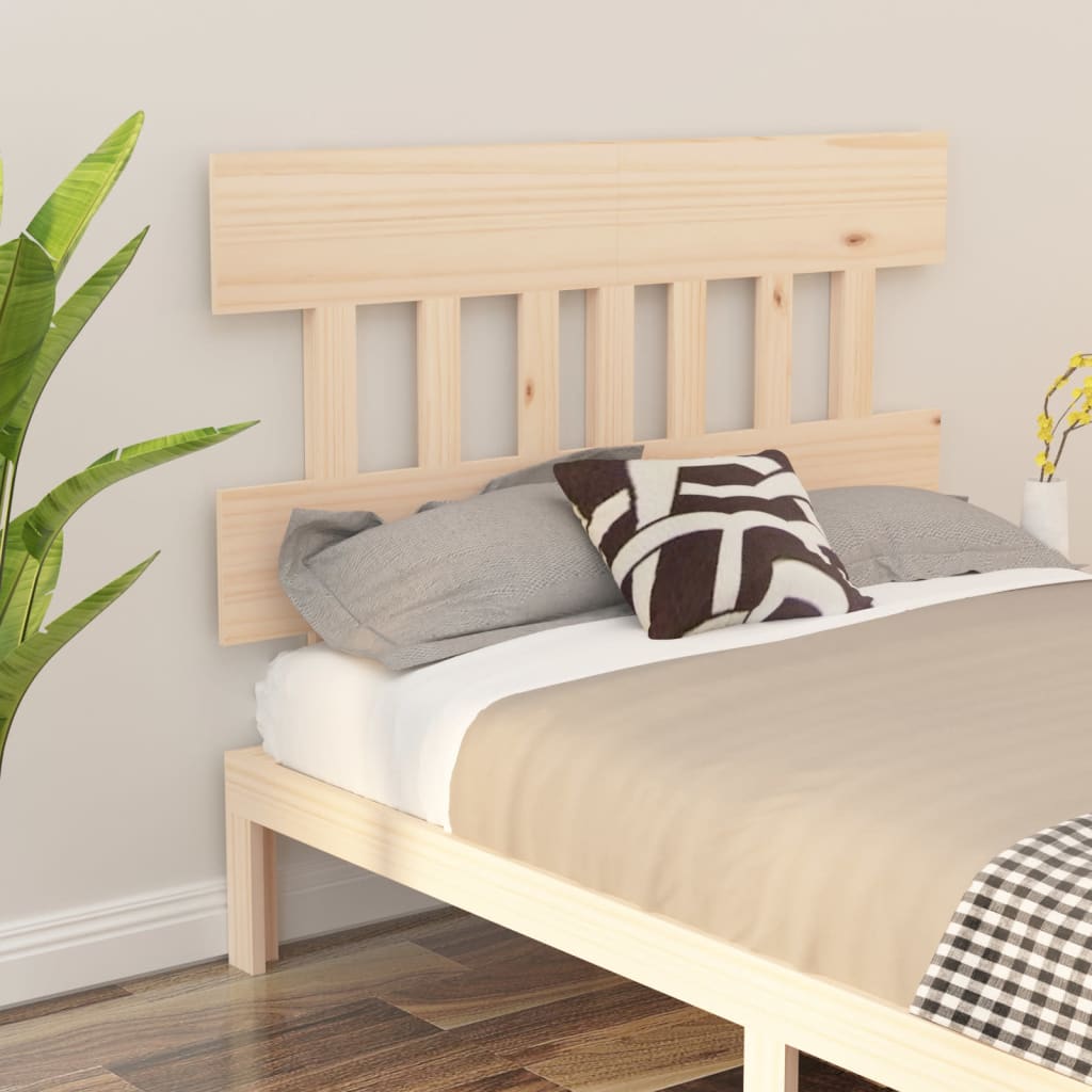 Berkfield Bed Headboard 138.5x3x81 cm Solid Wood Pine