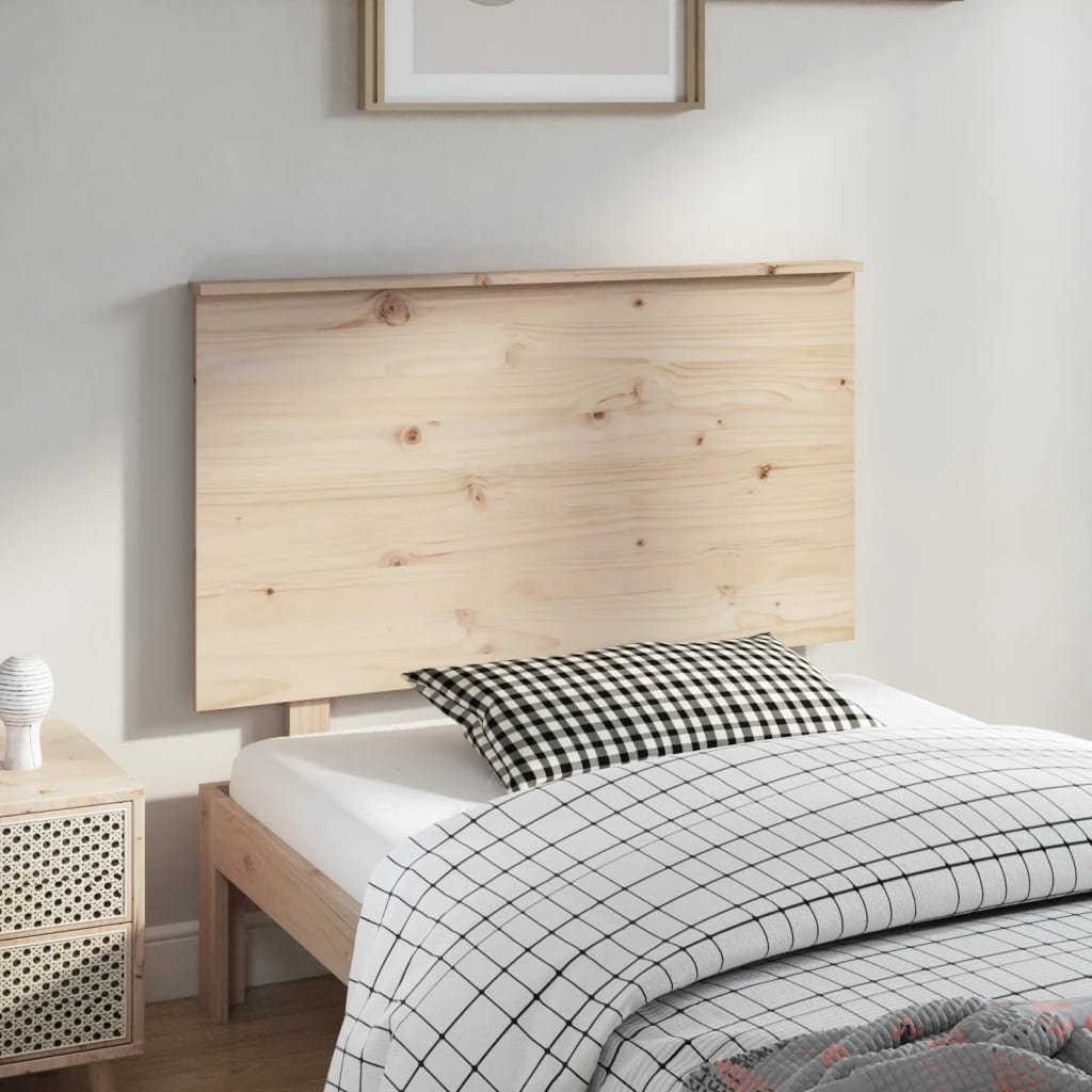 Berkfield Bed Headboard 94x6x82.5 cm Solid Wood Pine