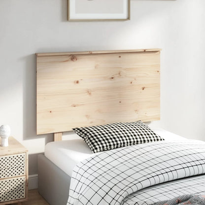 Berkfield Bed Headboard 104x6x82.5 cm Solid Wood Pine