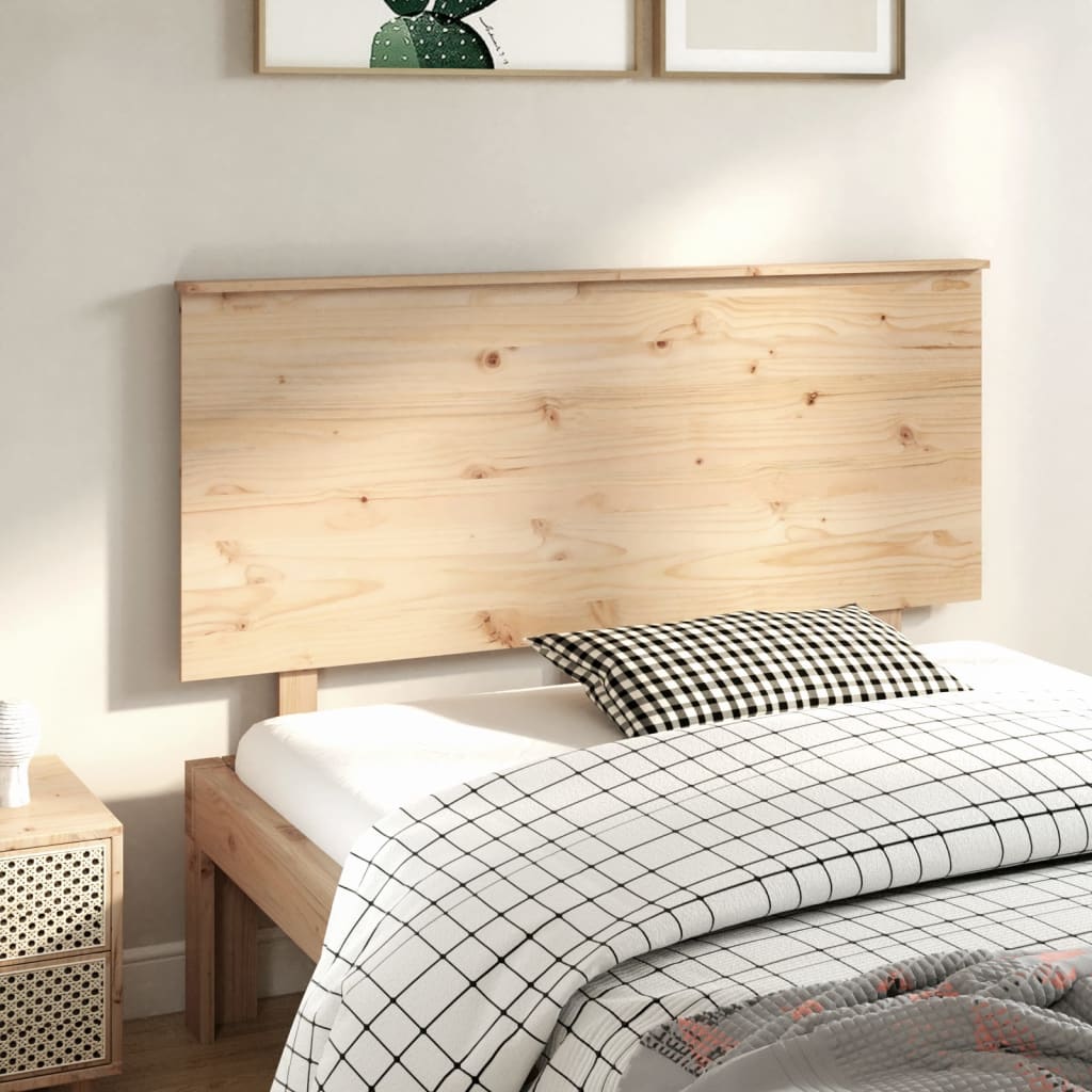 Berkfield Bed Headboard 139x6x82.5 cm Solid Wood Pine