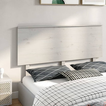 Berkfield Bed Headboard White 154x6x82.5 cm Solid Wood Pine