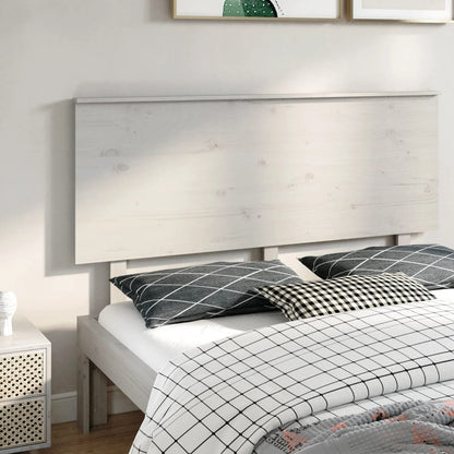 Berkfield Bed Headboard White 154x6x82.5 cm Solid Wood Pine