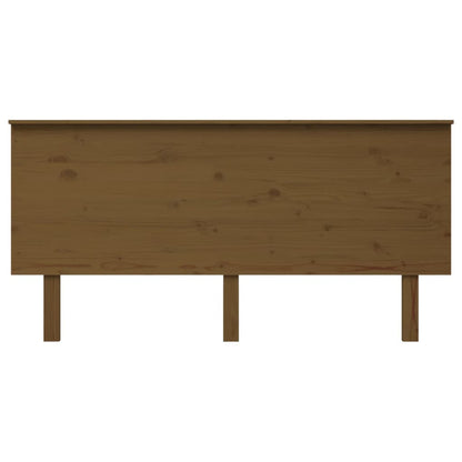 Berkfield Bed Headboard Honey Brown 164x6x82.5 cm Solid Wood Pine