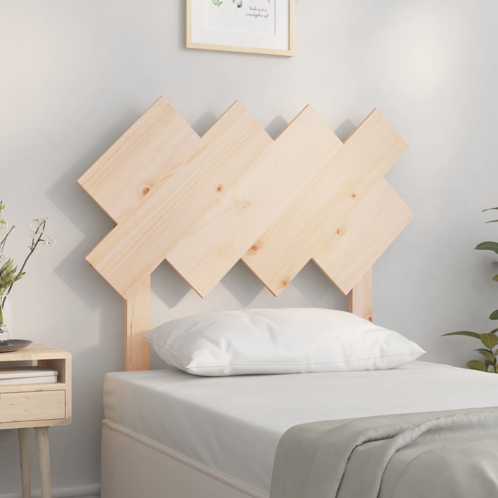 Berkfield Bed Headboard 92x3x81 cm Solid Wood Pine