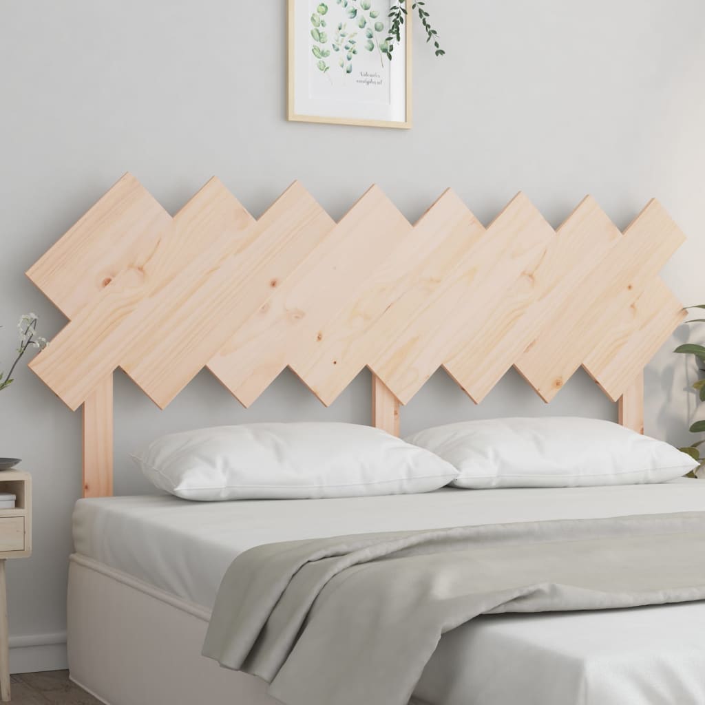 Berkfield Bed Headboard 159.5x3x80.5 cm Solid Wood Pine