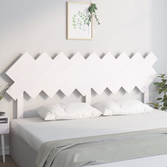 Berkfield Bed Headboard White 178x3x80.5 cm Solid Wood Pine