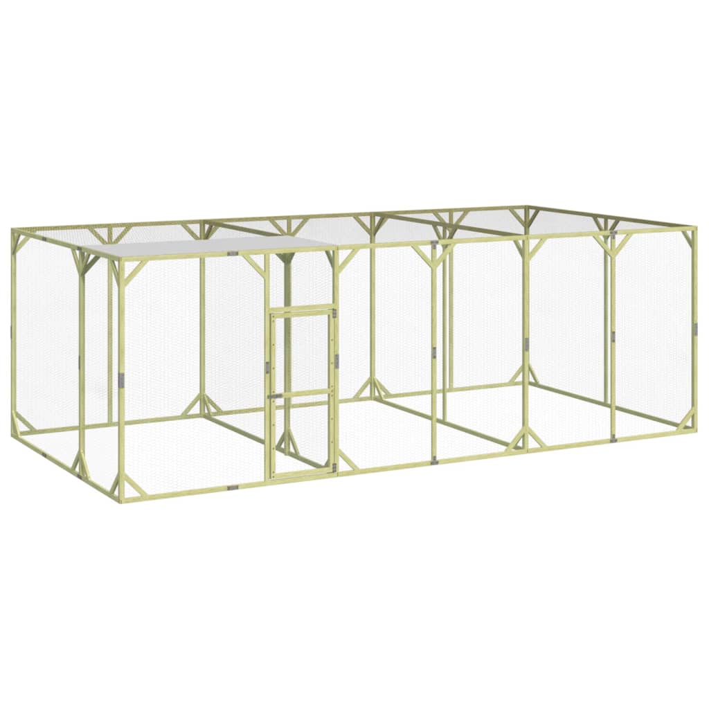 Berkfield Chicken Coop 600x300x200 cm Impregnated Solid Wood Pine