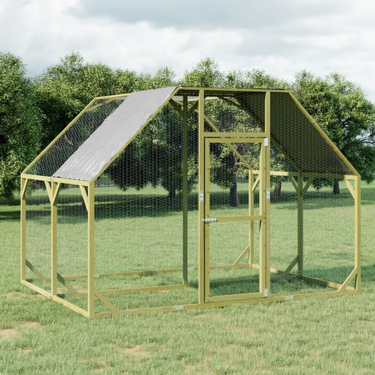 Berkfield Chicken Coop 268x200x190 cm Impregnated Solid Wood Pine