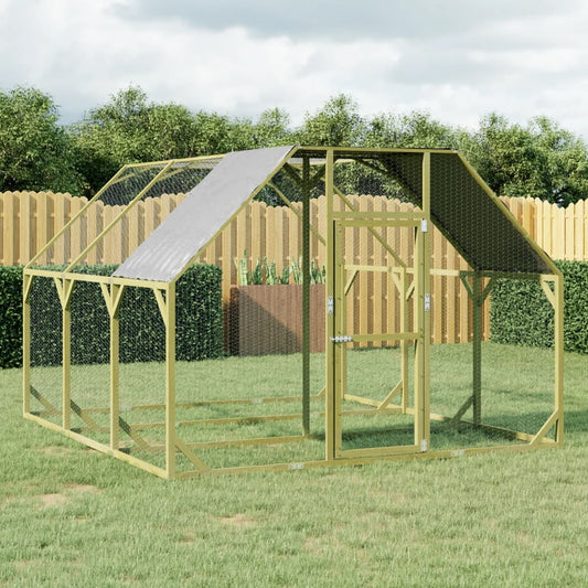 Berkfield Chicken Coop 268x400x190 cm Impregnated Solid Wood Pine