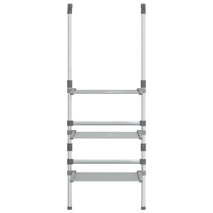 Berkfield 3-Tier Hanging Laundry Drying Rack Aluminium
