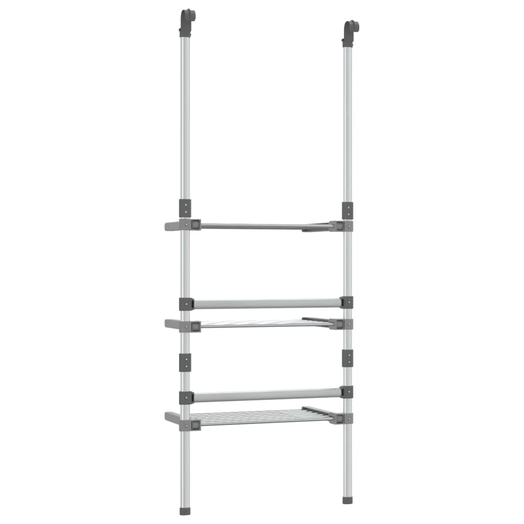 Berkfield 3-Tier Hanging Laundry Drying Rack Aluminium