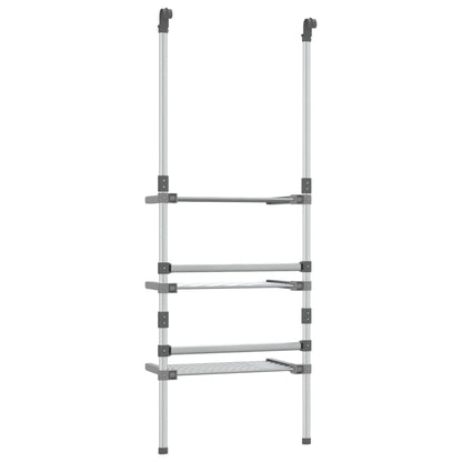 Berkfield 3-Tier Hanging Laundry Drying Rack Aluminium