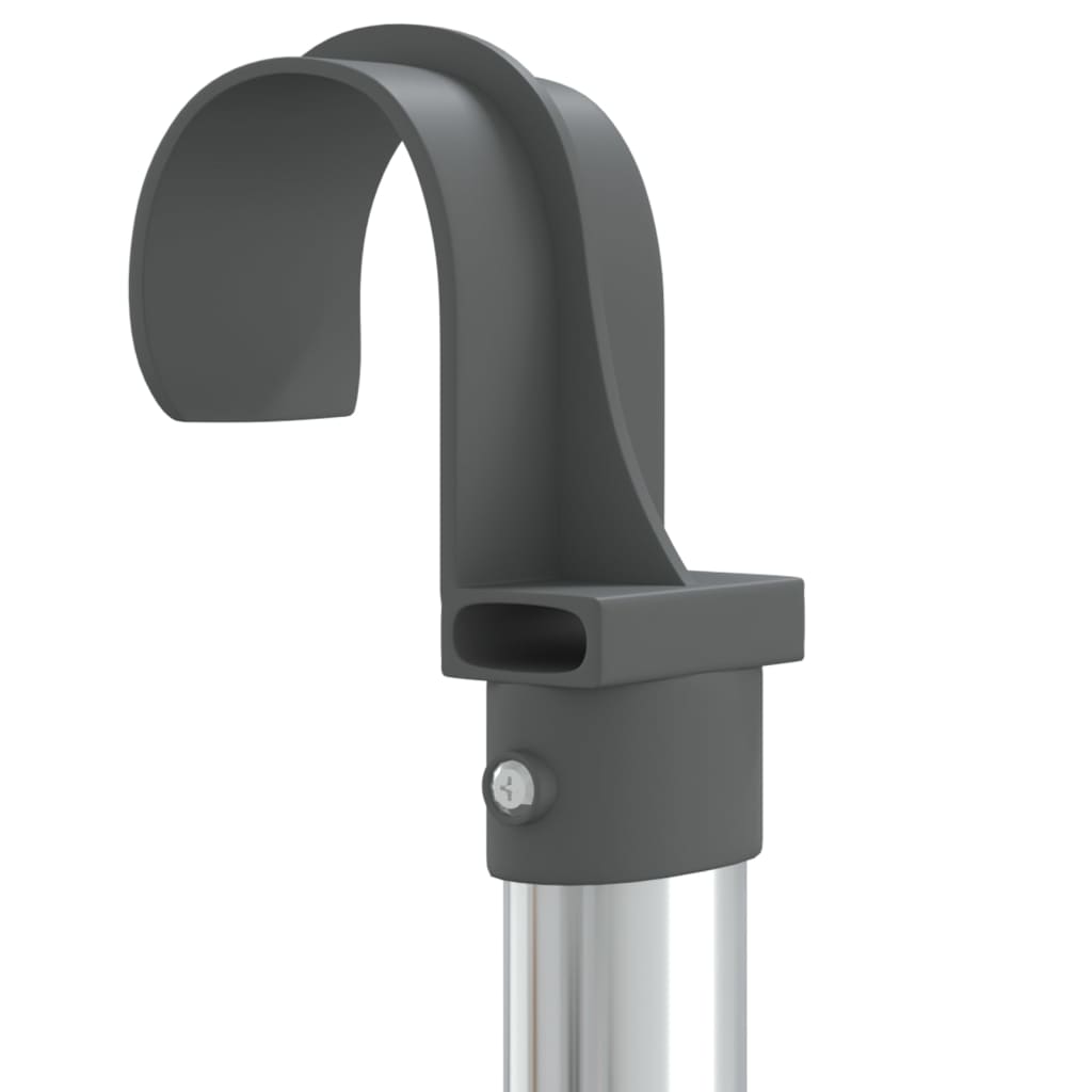 Berkfield 3-Tier Hanging Laundry Drying Rack Aluminium