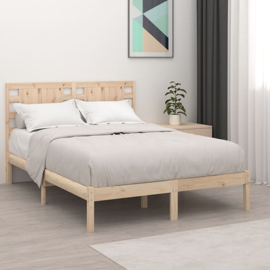 Berkfield Bed Frame Solid Wood Pine 200x200 cm