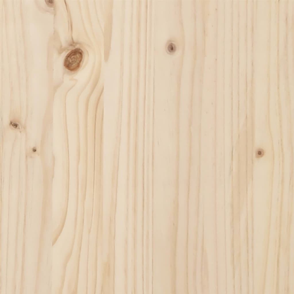 Berkfield Bed Frame Solid Wood Pine 90x200 cm