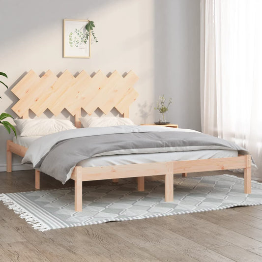 Berkfield Bed Frame 150x200 cm King Size Solid Wood