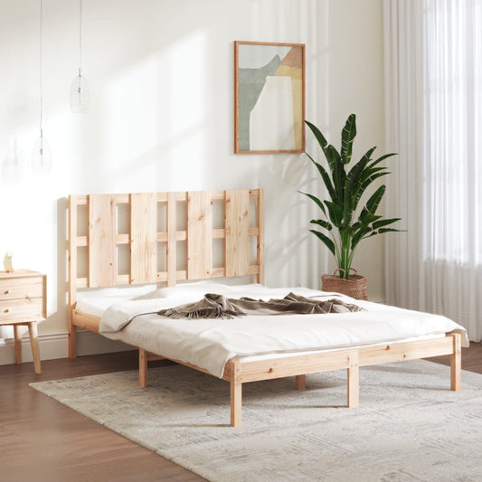 Berkfield Bed Frame Solid Wood Pine 120x200 cm