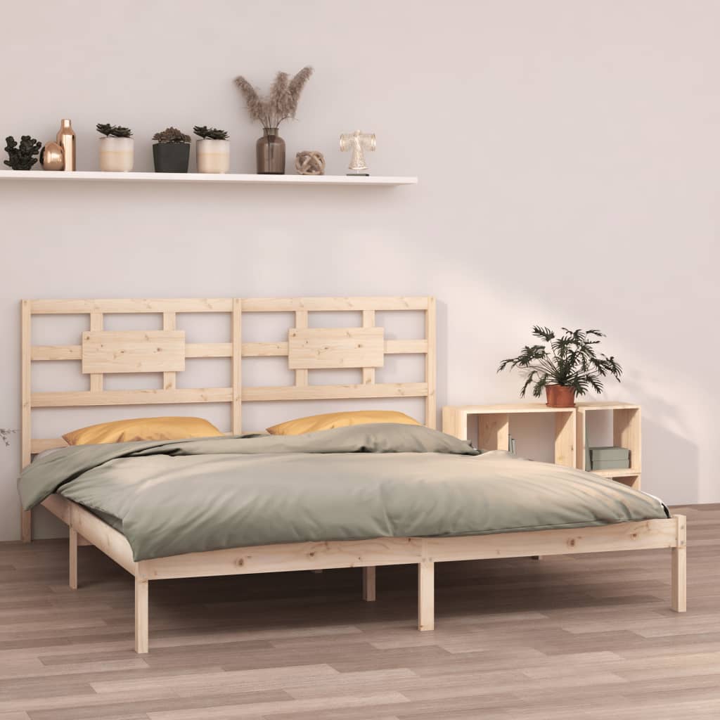 Berkfield Bed Frame Solid Wood 160x200 cm