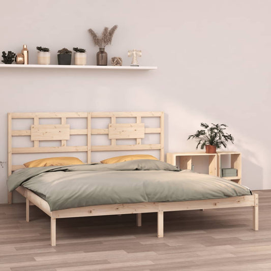 Berkfield Bed Frame Solid Wood 160x200 cm