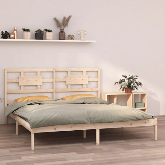 Berkfield Bed Frame Solid Wood 200x200 cm