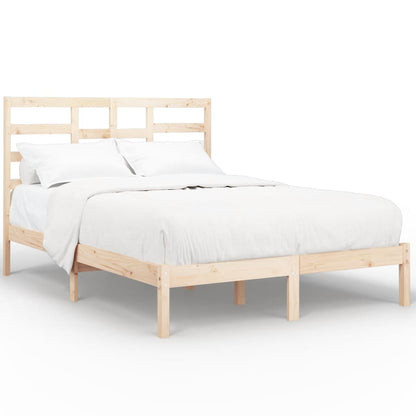 Berkfield Bed Frame Solid Wood 140x200 cm