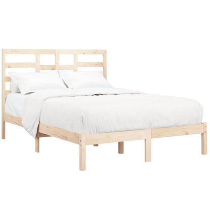 Berkfield Bed Frame Solid Wood 140x200 cm