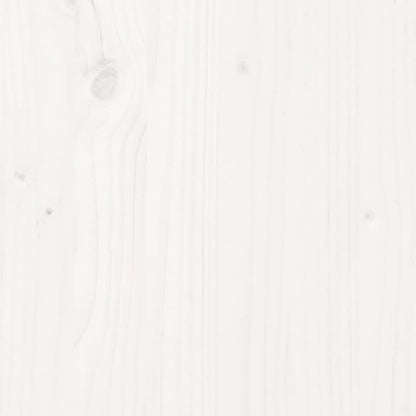 Berkfield Bed Frame White Solid Wood 90X190 cm Single