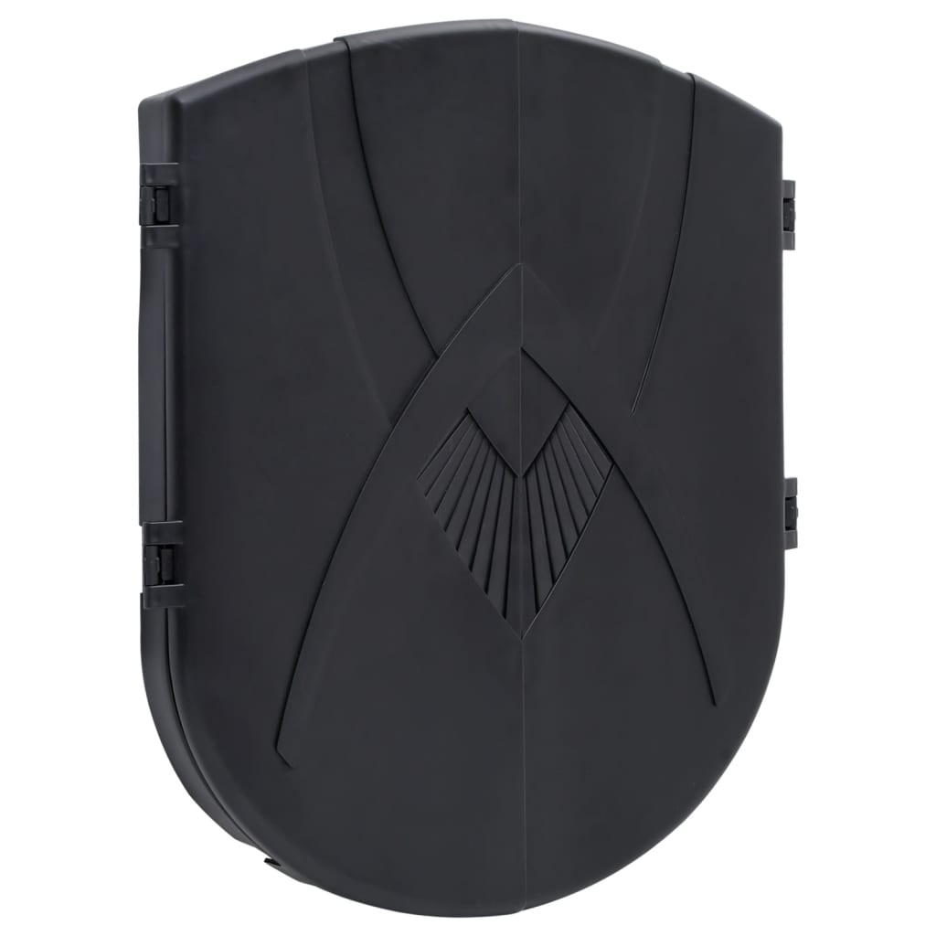 Berkfield Electric Dartboard with Darts Black Polypropylene
