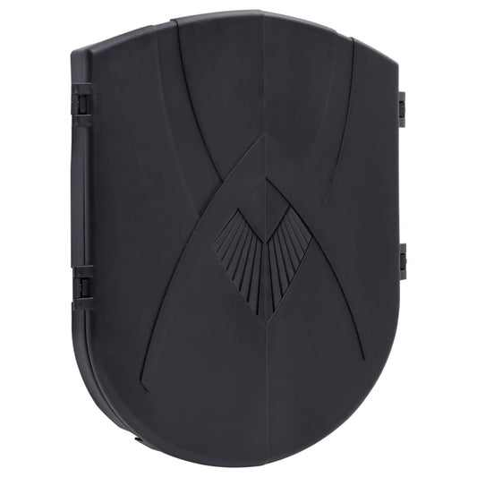 Berkfield Electric Dartboard with Darts Black Polypropylene