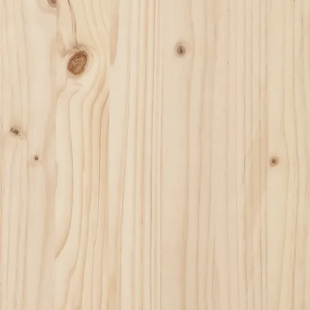 Berkfield Bed Frame Solid Wood Pine 200x200 cm
