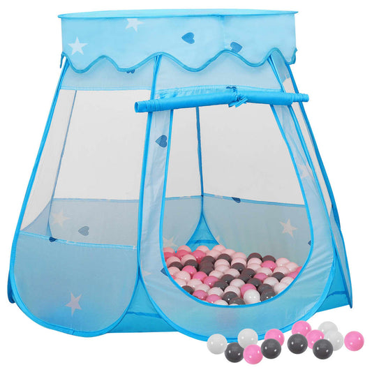 Berkfield Children Play Tent with 250 Balls Blue 102x102x82 cm