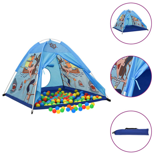 Berkfield Children Play Tent with 250 Balls Blue 120x120x90 cm