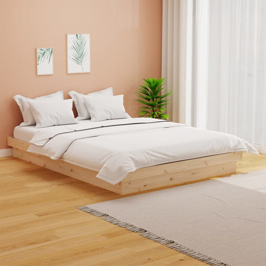 Berkfield Bed Frame Solid Wood 150x200 cm King Size