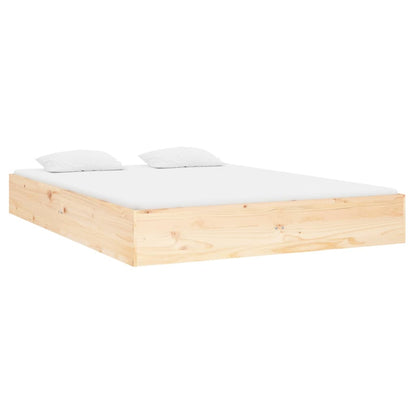 Berkfield Bed Frame Solid Wood 120x190 cm Small Double