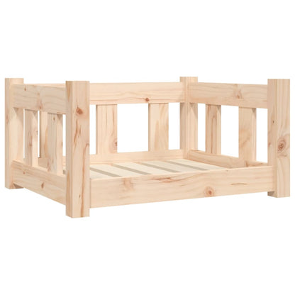 Berkfield Dog Bed 55.5x45.5x28 cm Solid Wood Pine