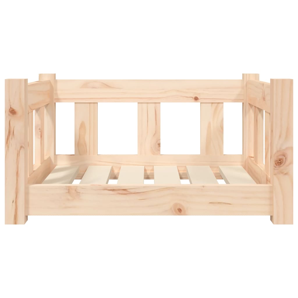 Berkfield Dog Bed 55.5x45.5x28 cm Solid Wood Pine