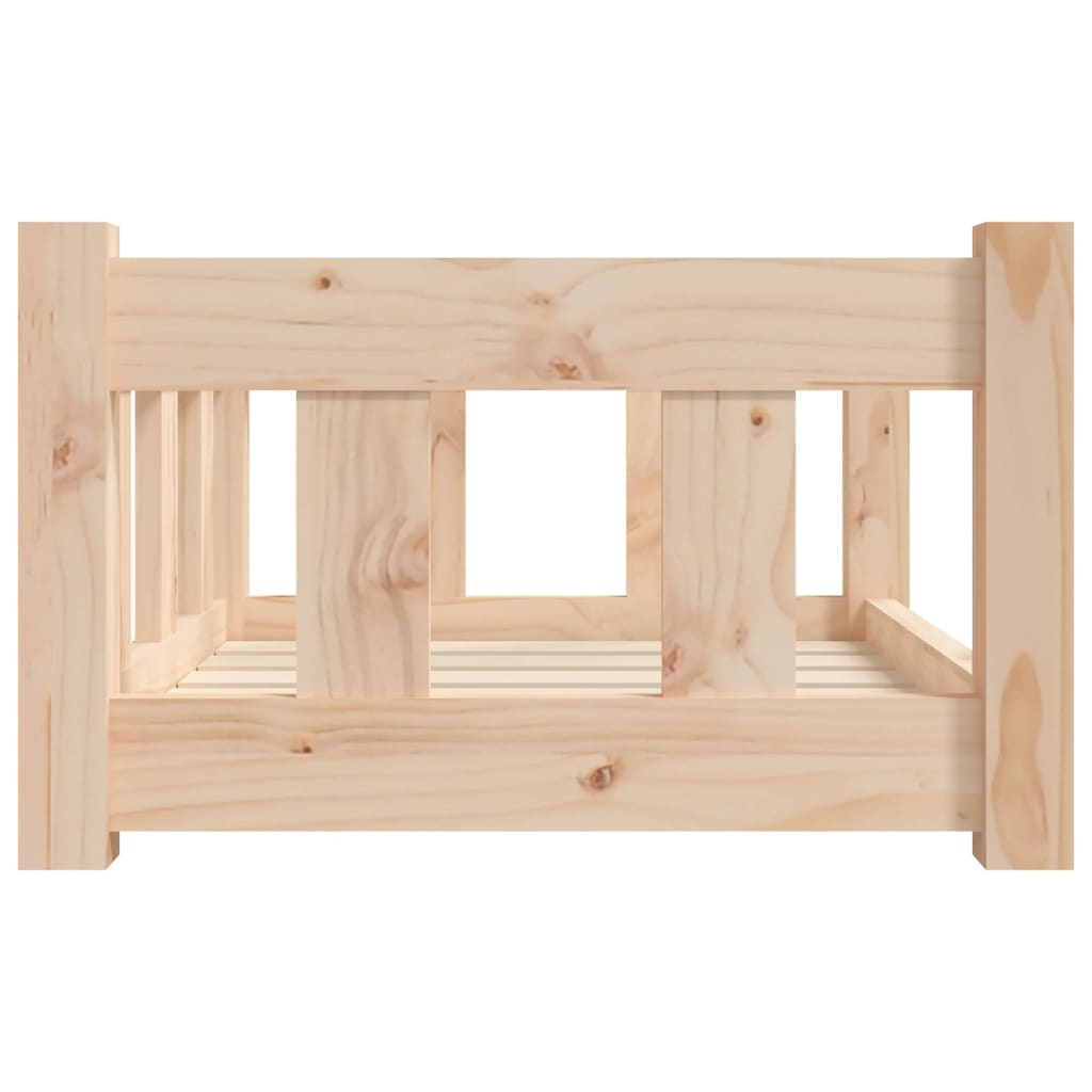 Berkfield Dog Bed 55.5x45.5x28 cm Solid Wood Pine