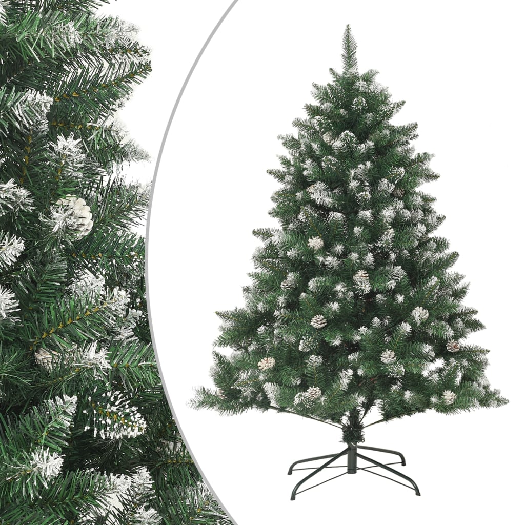 Berkfield Artificial Christmas Tree with Stand 120 cm PVC