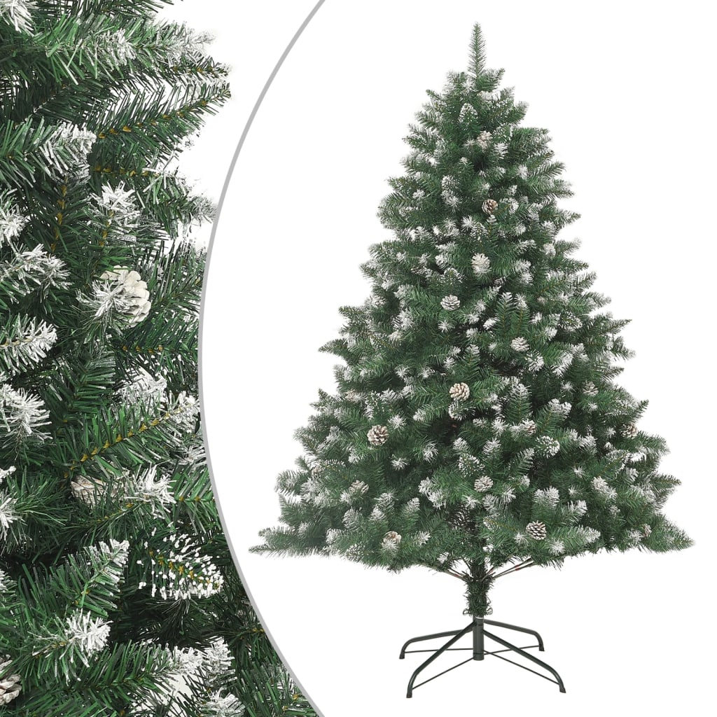 Berkfield Artificial Christmas Tree with Stand 210 cm PVC