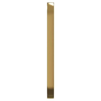 Berkfield Wall-mounted Mirror Gold 15x40 cm Oval