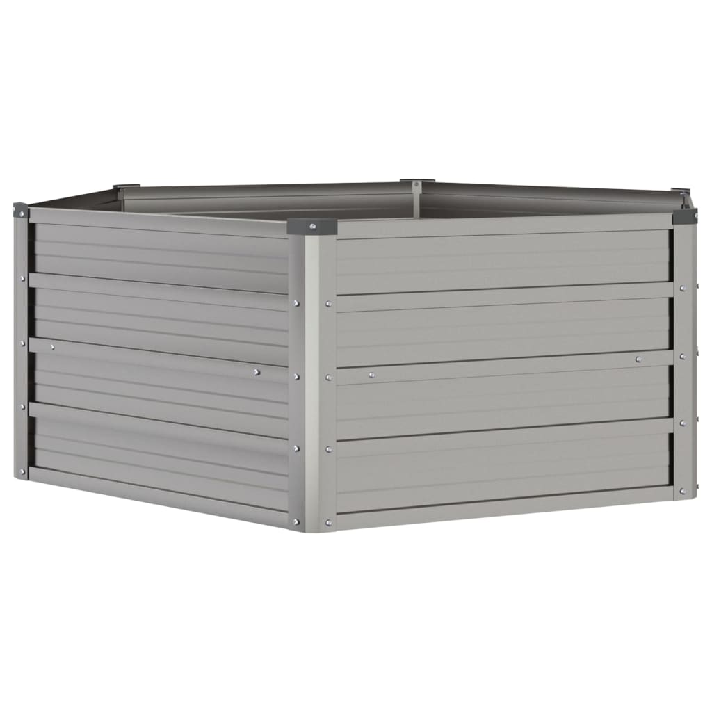 Berkfield Garden Raised Bed Rusty 129x129x45 cm Corten Steel