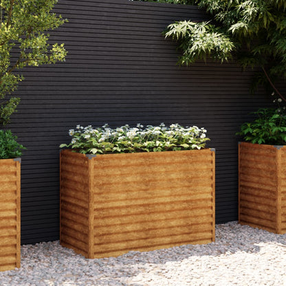 Berkfield Garden Raised Bed 100x50x69 cm Corten Steel