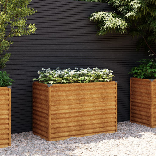 Berkfield Garden Raised Bed 100x50x69 cm Corten Steel