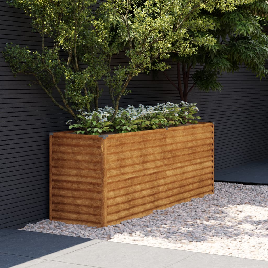 Berkfield Garden Raised Bed 196x50x69 cm Corten Steel